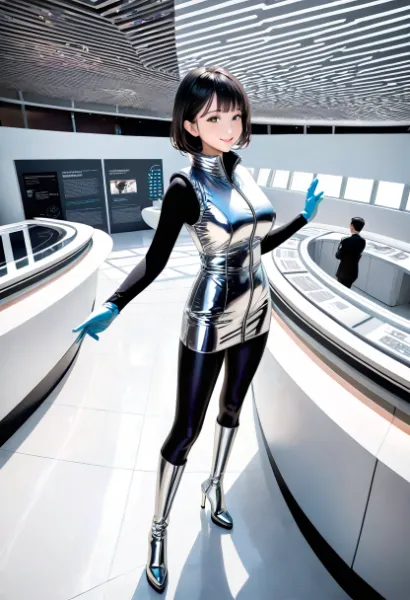 科学館のお姉さん