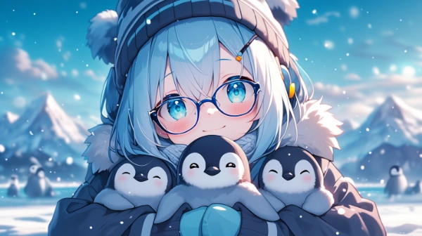 ペンギンさんと記念撮影🐧