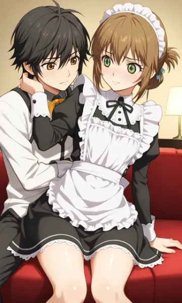 メイドの甘い寄り添い