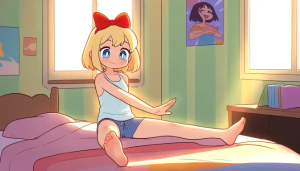 部屋でうんどうしよー