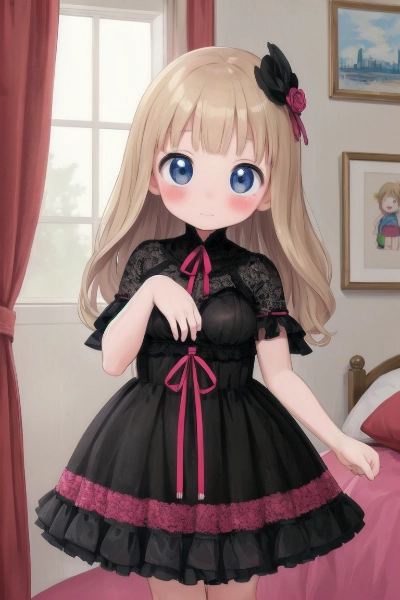 I buy my Loli sister a Dress and its look good on her
