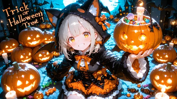 Trick or Treat☆ かぼちゃの微笑みと一緒に