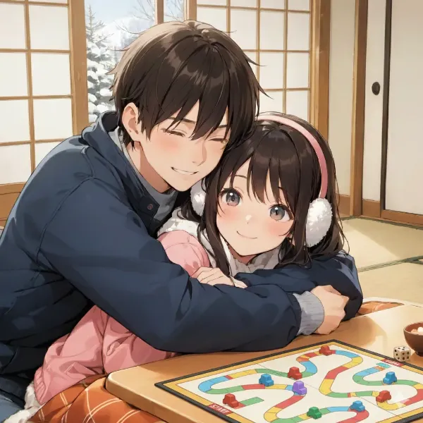 お兄ちゃん、あったかい