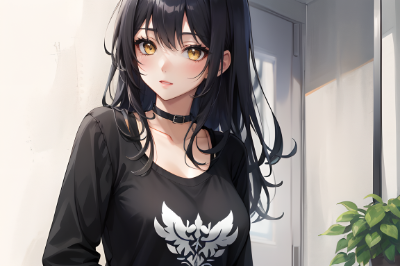 カラコン女子