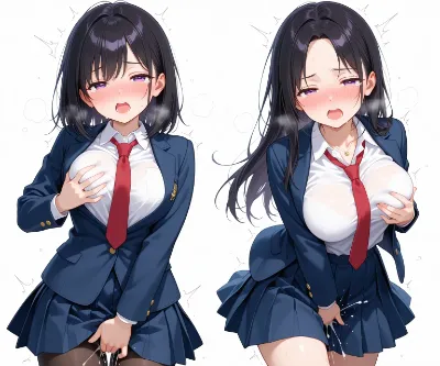 エロティック女子高生姉妹