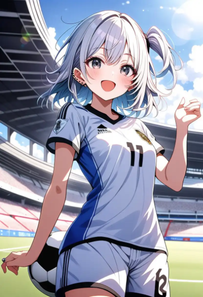 サッカー少女