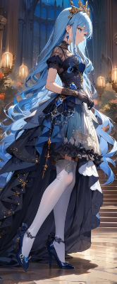 青髪のお姫様