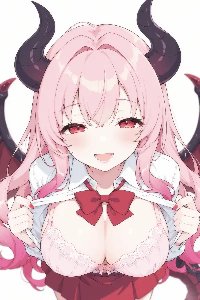 この服、胸がきつくてボタンが留められん。ほら、はやく手伝え💕