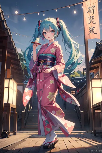 温泉に来た初音ミク