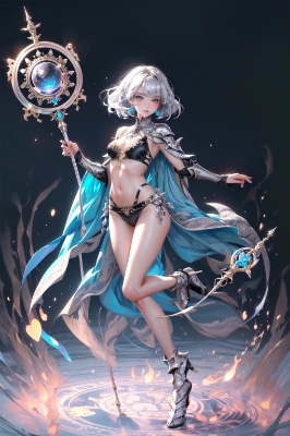magician woman high leg bikini