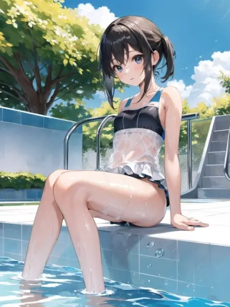 水着の女の子