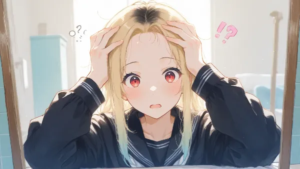 うそッ！枝毛じゃん