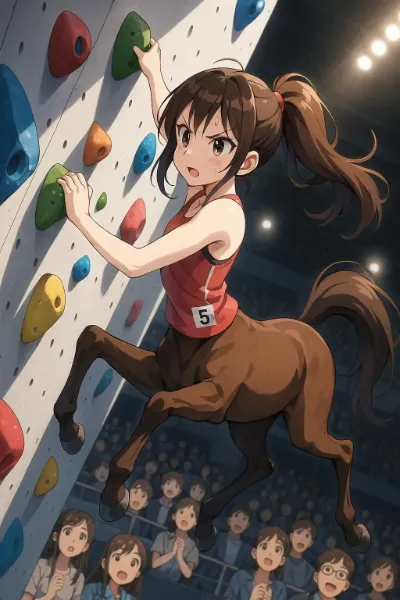 ケンタウロス少女の頂上への挑戦