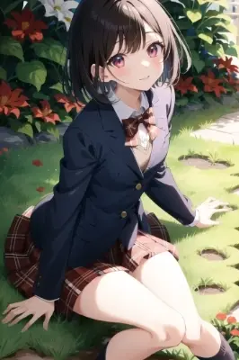 公園にて。