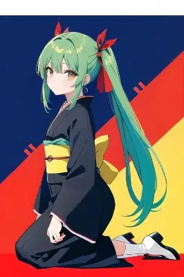 着物　初音ミク