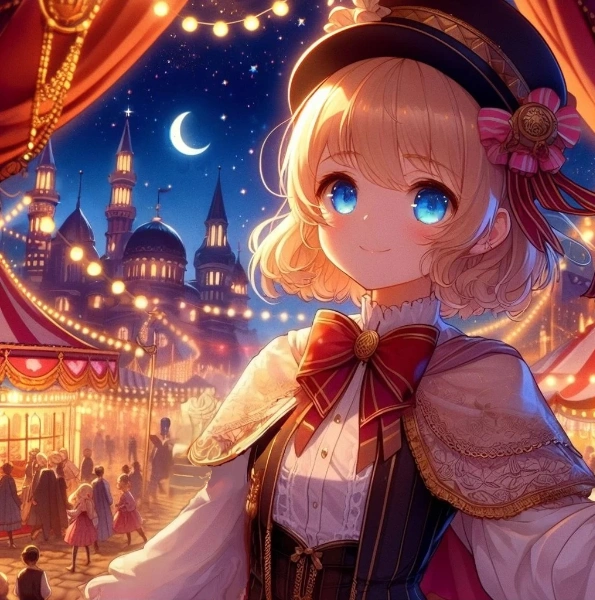 サーカスを見に来た令嬢