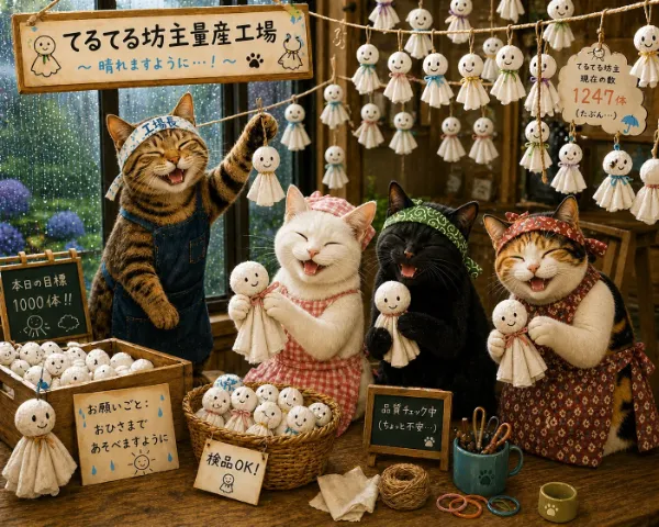 てるてる坊主工場