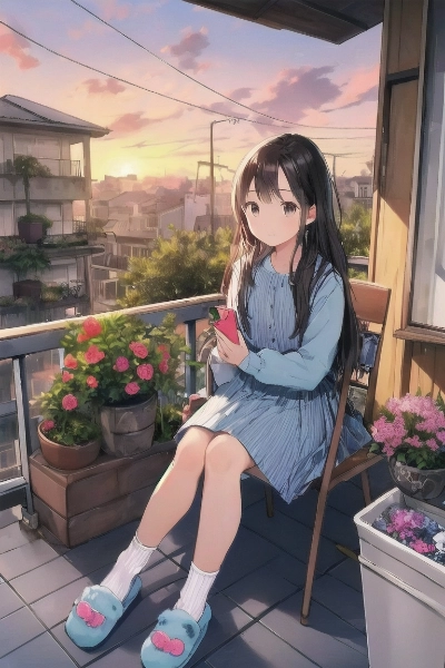 ベランダからの情景