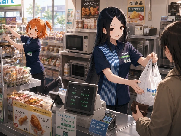 いくらと花音・アルバイト