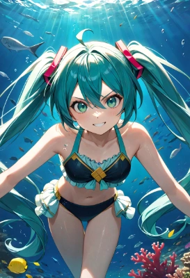 海ミクのキメ顔