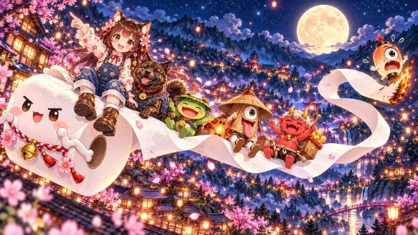 月夜のトイペ妖怪大行進！