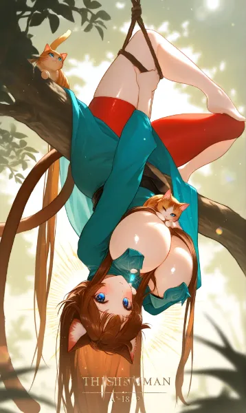 (自動生成)猫耳少女の森上逆転冒険