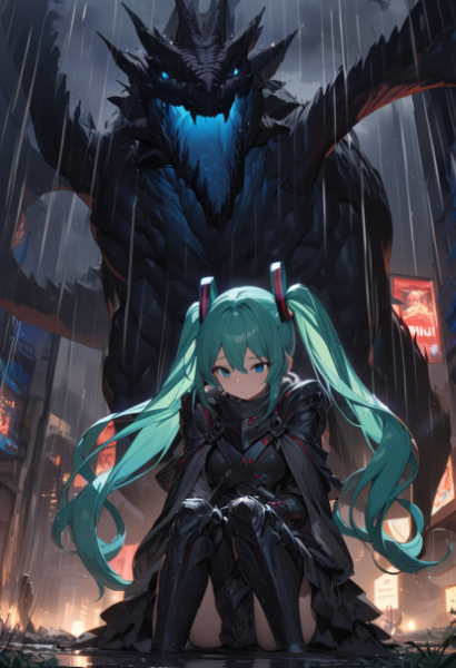 優しいドラゴンとダークナイト