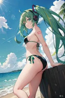 真夏のミク