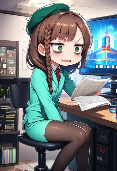 経理のアルバイト(チョコミン党)