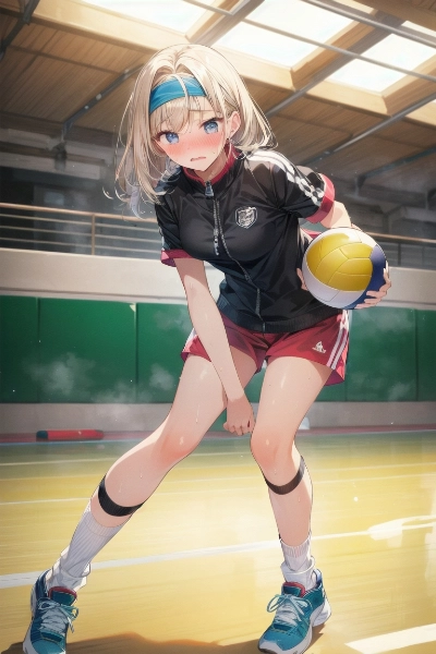 ドッジボール女子っぽい感じ