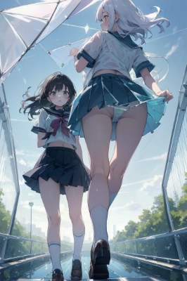 ねえこれ、下から丸見えじゃね？