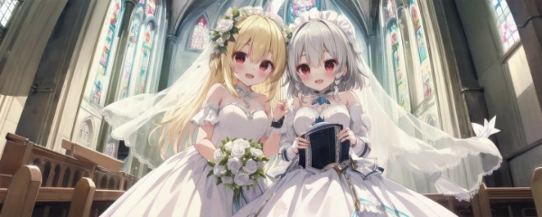 双子の結婚式