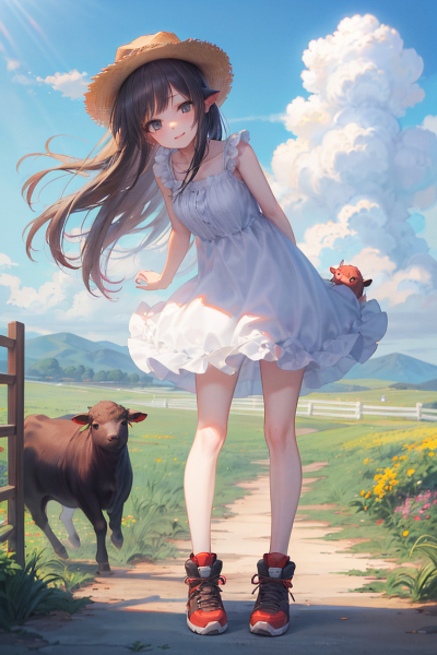 牧場のふしぎ系少女其之三