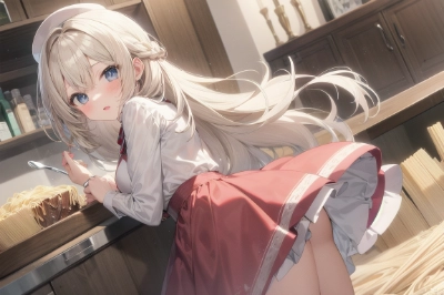 溢れるパスタ