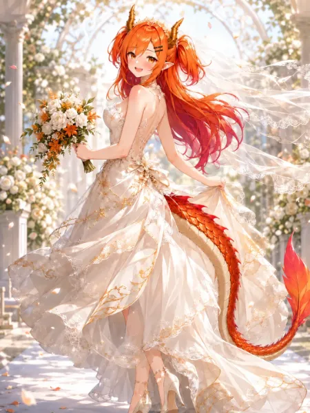 ドラゴン花嫁の祝福された瞬間