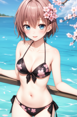 水着女子