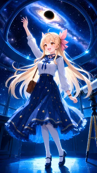 ドームが開いて、まんなかだけ黒かった