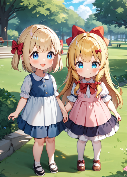 公園でにっこにっこ