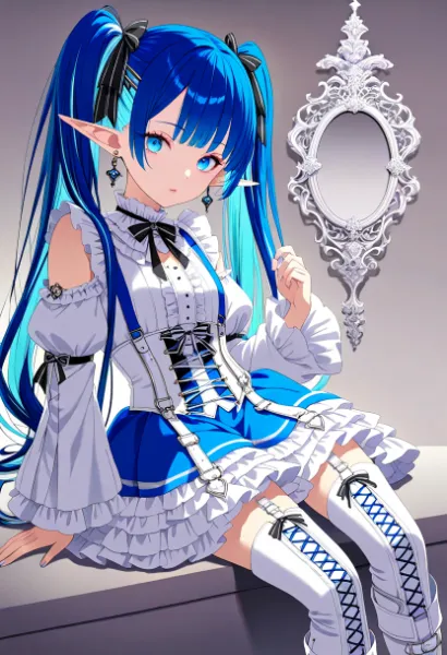 青い時間、白い空間