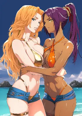 ふたなり 四楓院夜一 × 松本乱菊