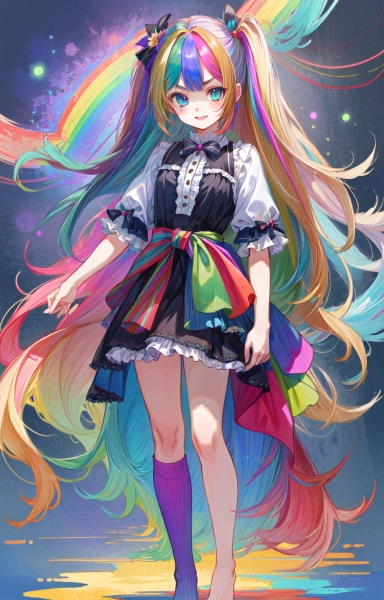 うちの子で、いい色髪★髪がカラフルになる2見本？（11枚）