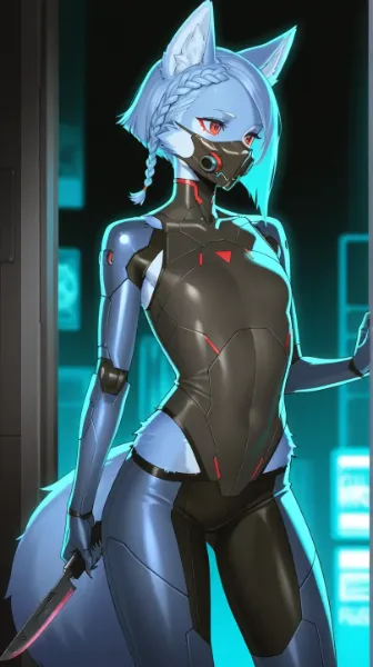 サイバーニンジャ狐娘