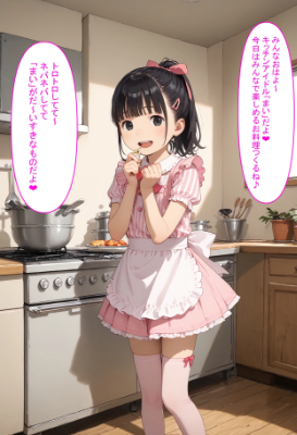 キッチンアイドル「まい」F◯NZA版配信開始しました