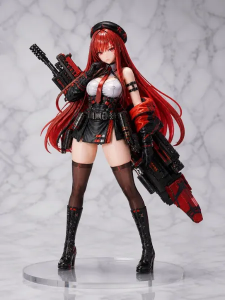 勝利の女神NIKKE ラピ：レッドフードのフィギュア風イラスト