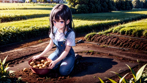 じゃがいも堀り