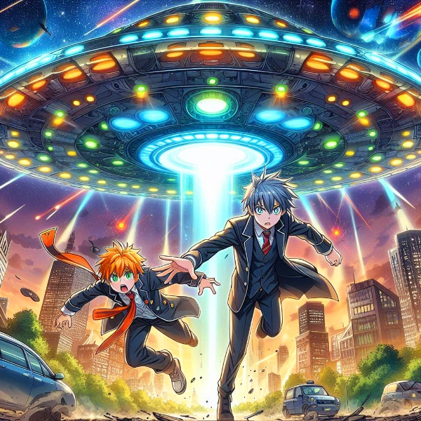 UFOに捕まっちゃった！！(12枚)