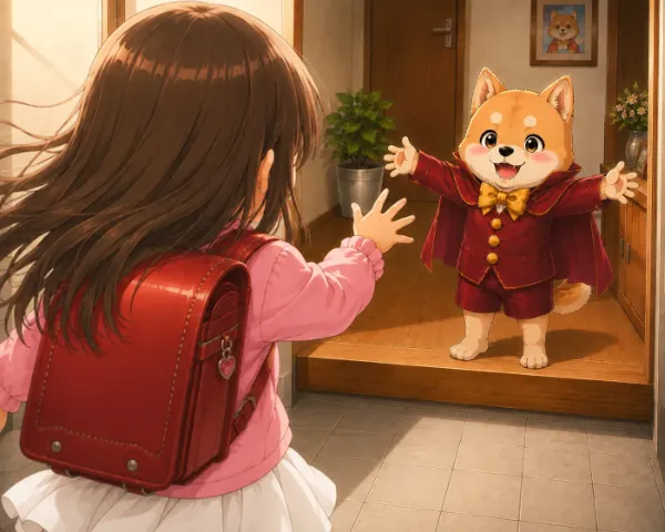 柴犬の魔法使い、孤独から解放