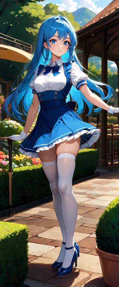 早朝のウエイトレスさん
