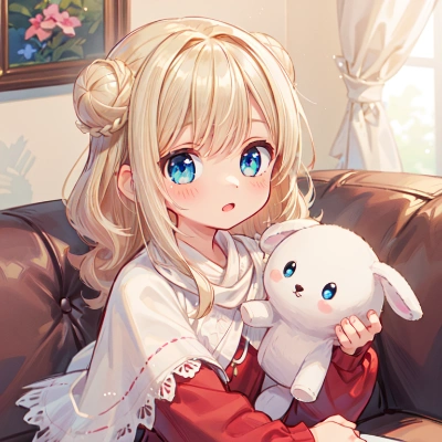 ぬいぐるみと女の子