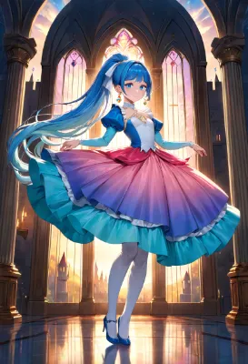 教会と青髪さん
